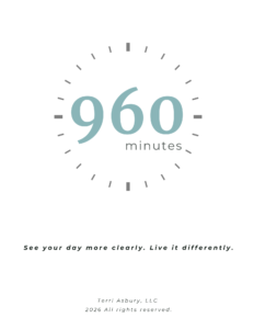 Picture of Digital Product, a clock face with 960 Minutes typed inside.